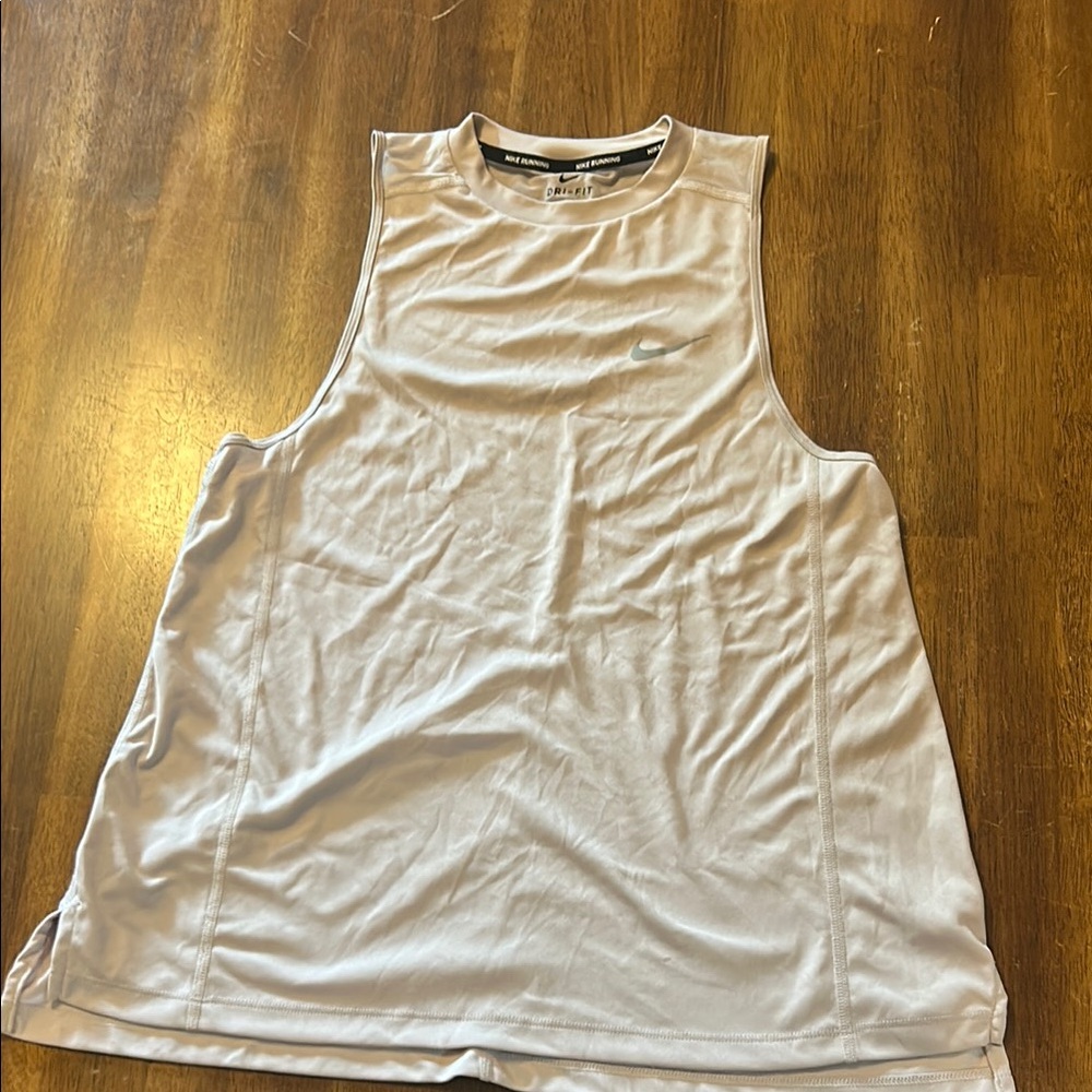 Nike Light Gray Sleeveless Top